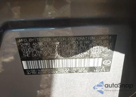 2014 Lexus Is 250 z USA, uszkodzony, nr VIN JTHBF1D25E5042830